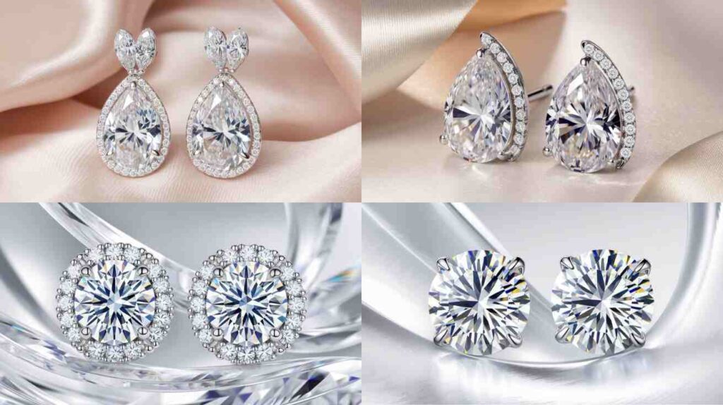 Types of Charles Colvard Earrings