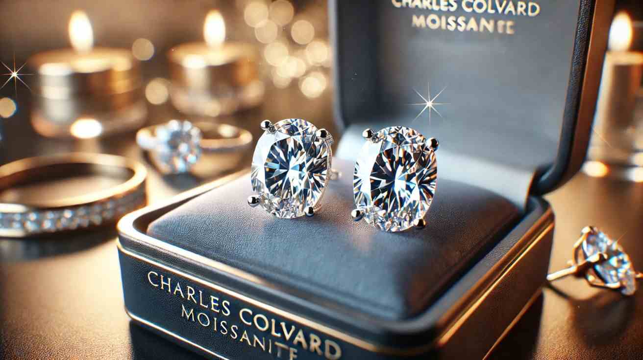 Charles Colvard earrings