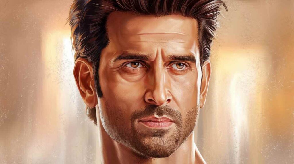 Hrithik Roshan Face Shape