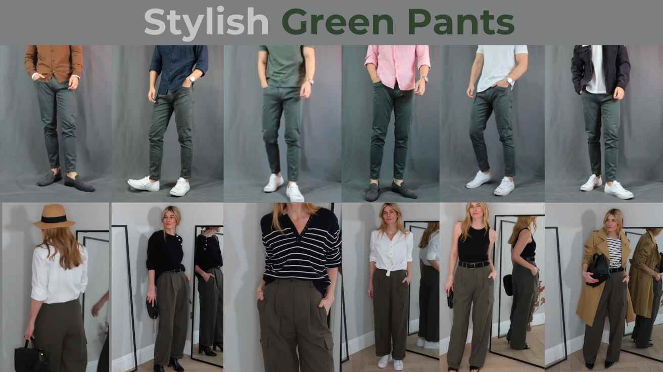 Stylish Green Pants