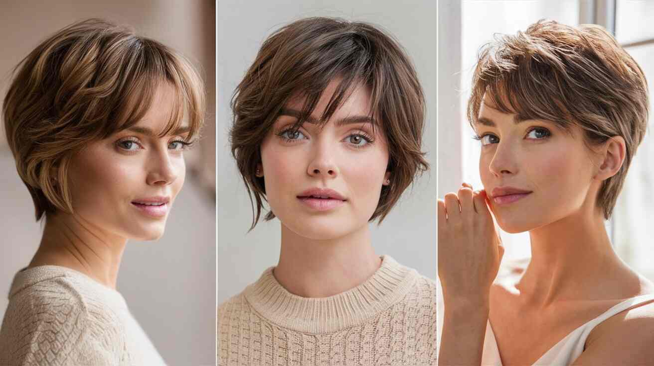 Feminine pixie cuts